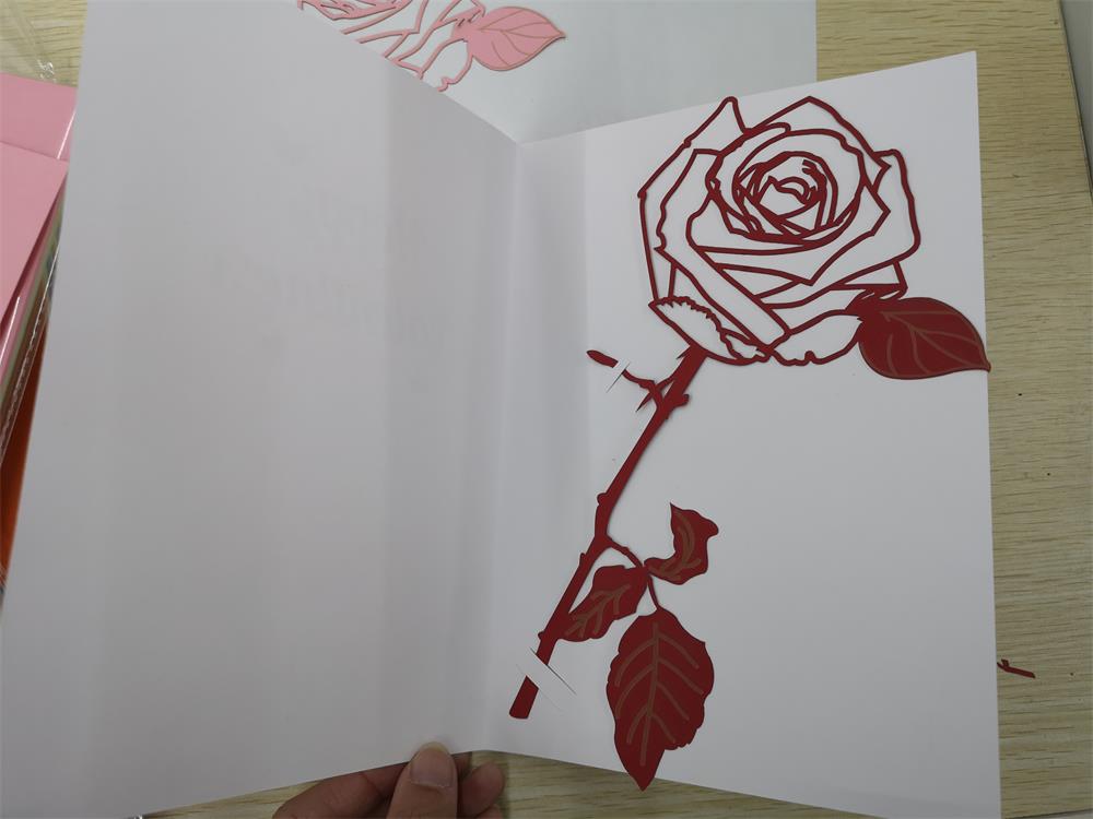 Laser Cut Wooden Rose