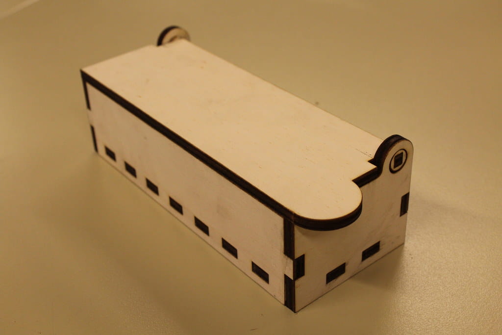 Laser Cut Wooden Pen Box