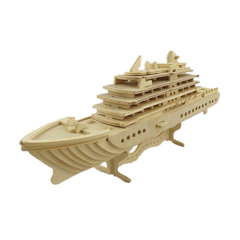 Laser Cut Cruise Liner Ship 3D Puzzle