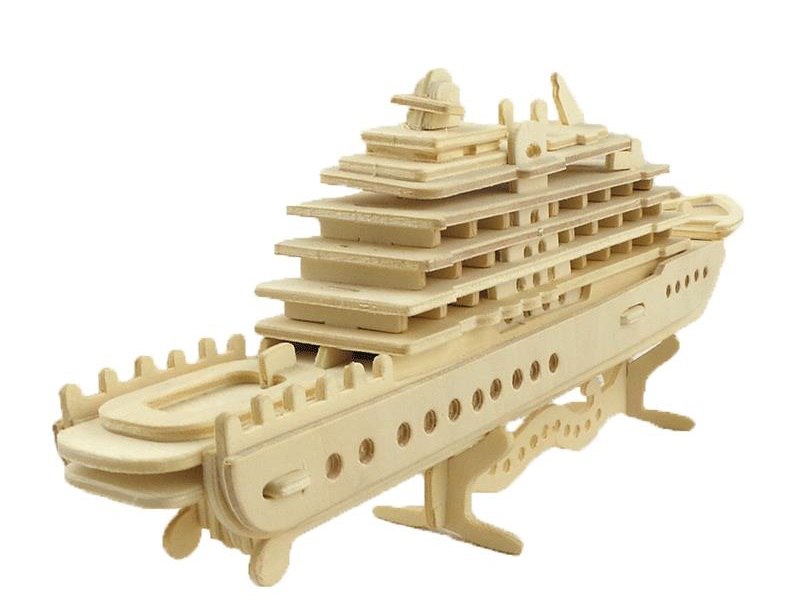 Laser Cut Cruise Liner Ship 3D Puzzle