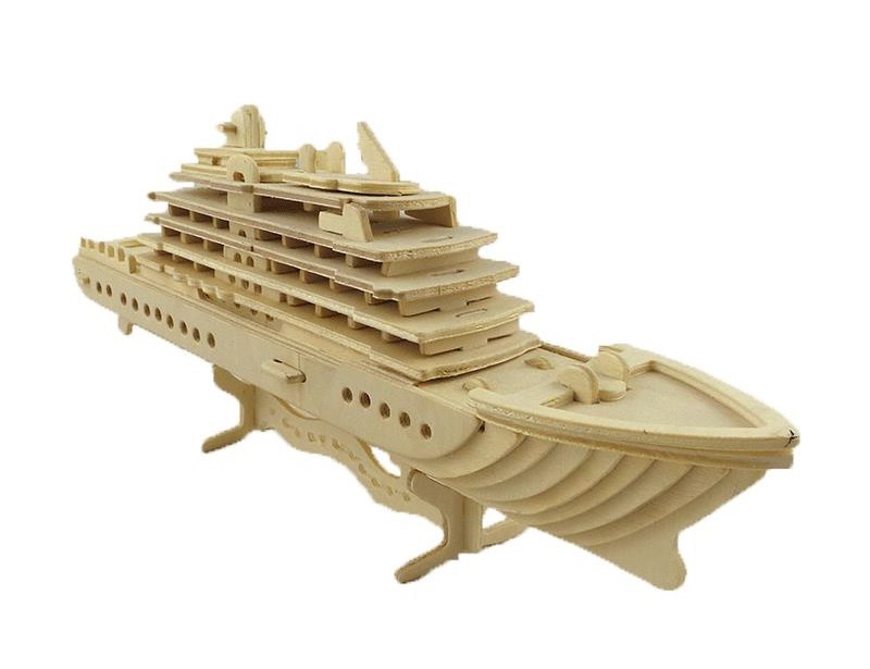 Laser Cut Cruise Liner Ship 3D Puzzle