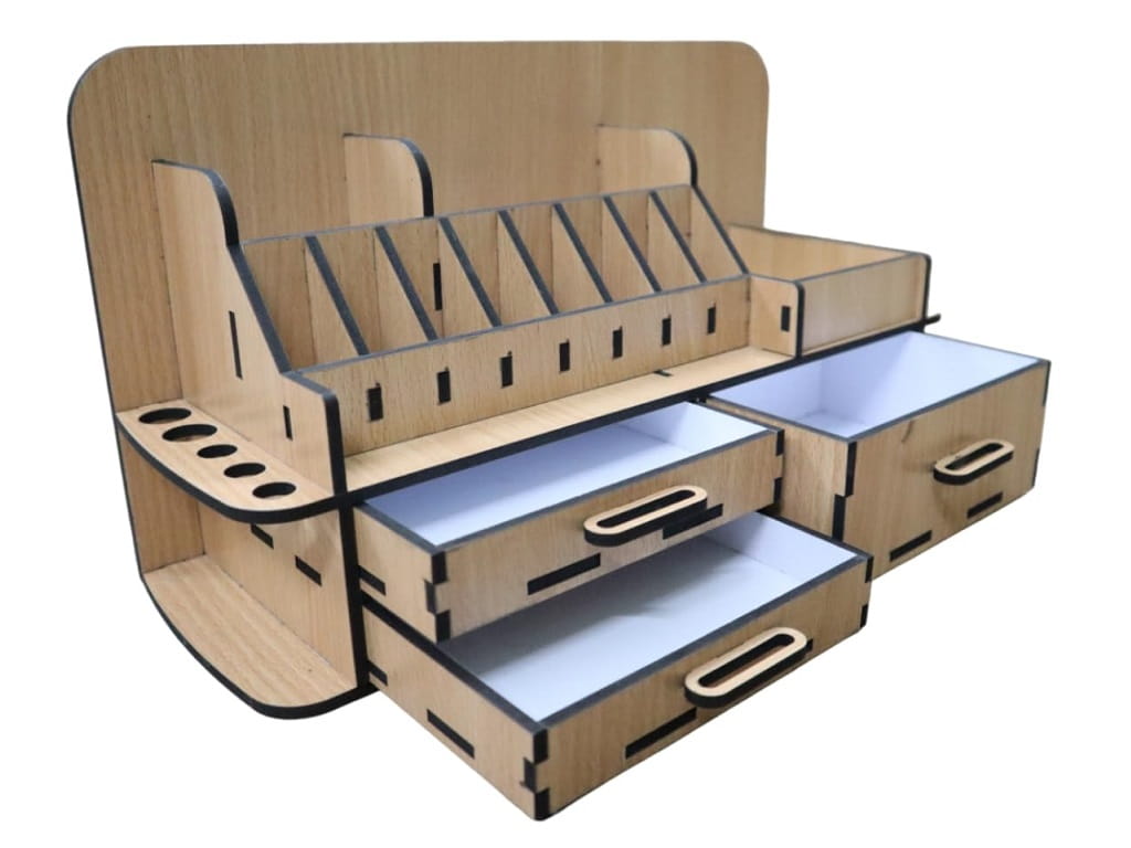 Laser Cut Multifunctional Table Organizer