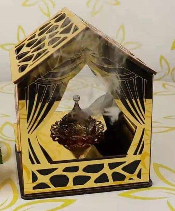 Laser Cut Arch Incense Burner