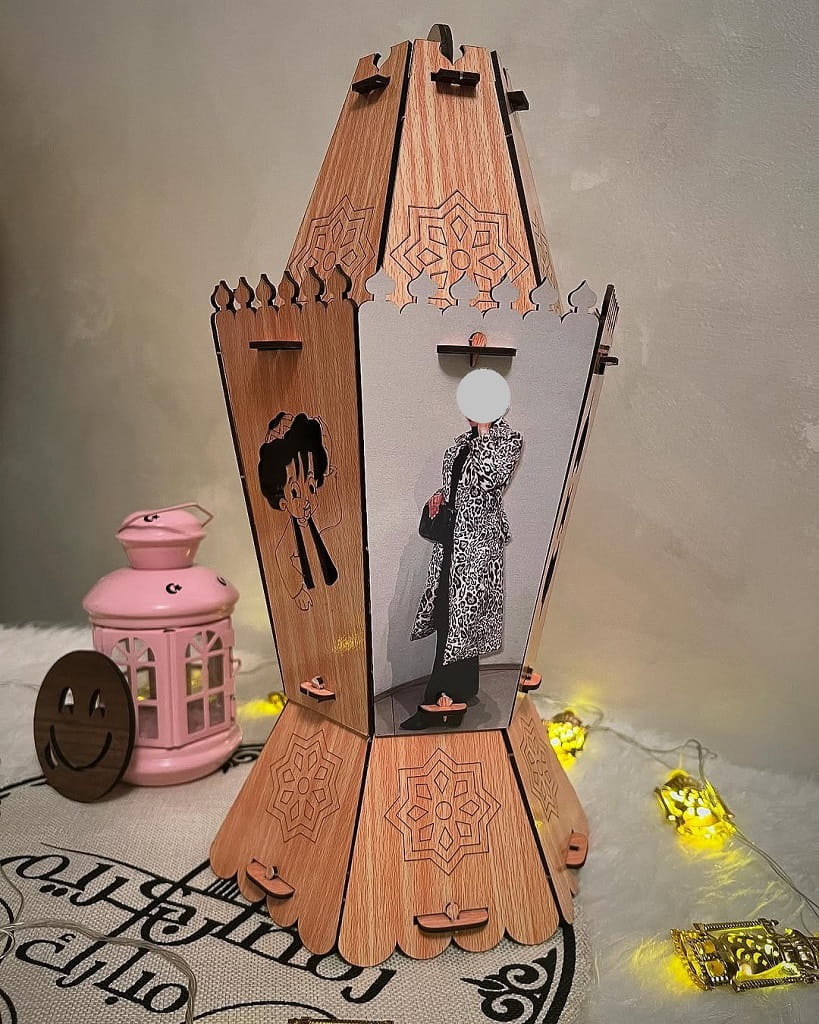 Laser Cut Decorative Ramadan Kareem Lantern