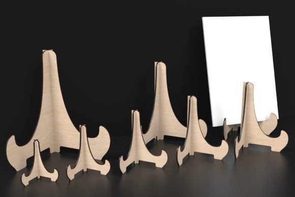 Laser Cut Easel Stands