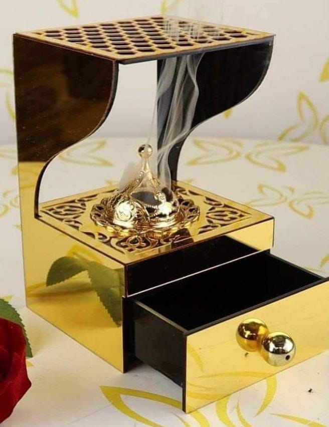 Laser Cut Elegant Acrylic Incense Burner