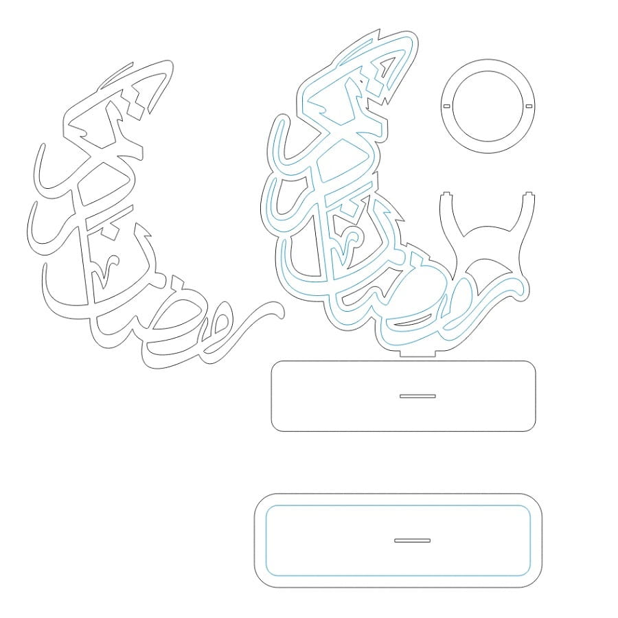 Laser Cut Ramadan Kareem Incense Burner Stand