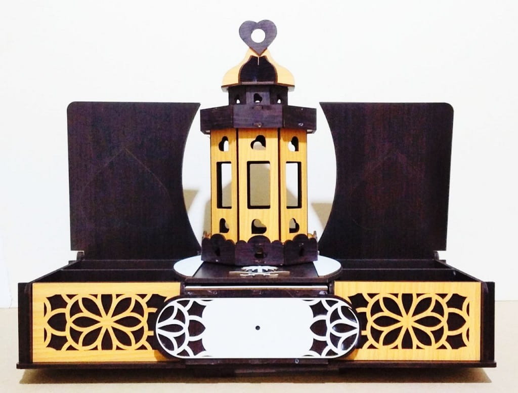 Laser Cut Ramadan Lantern With Favor Box