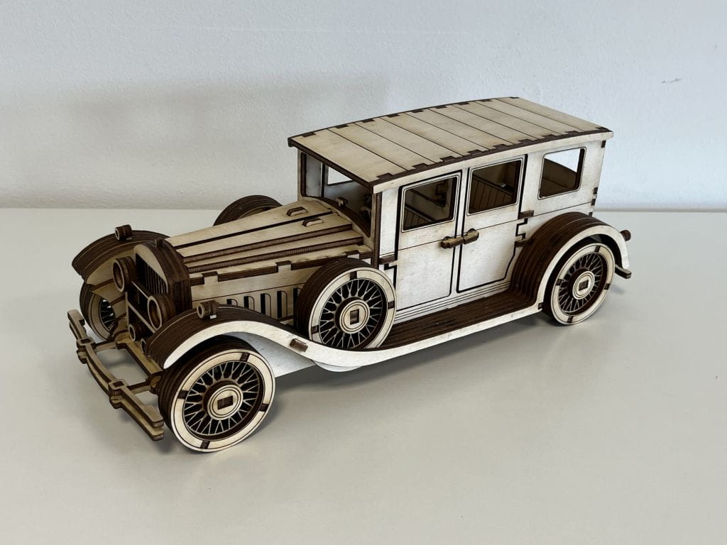 Laser Cut Cadillac Series 341 3D Wood Model