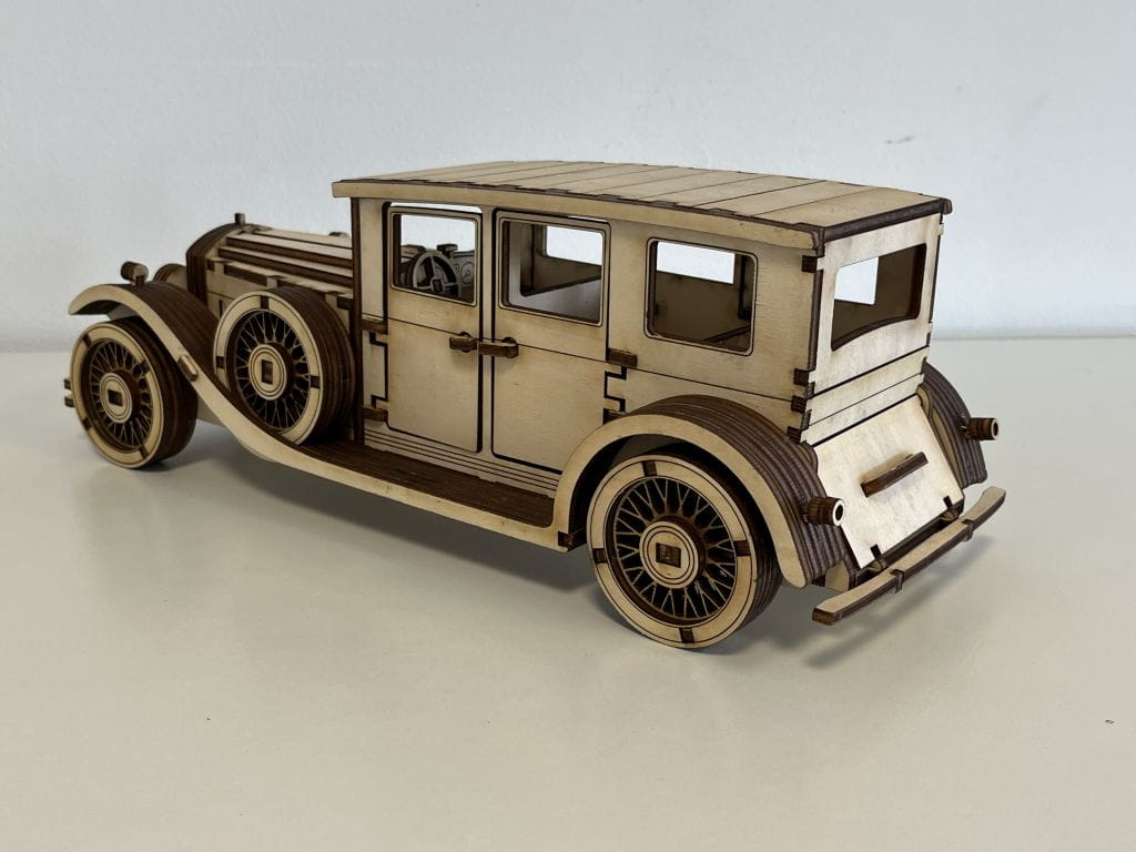 Laser Cut Cadillac Series 341 3D Wood Model