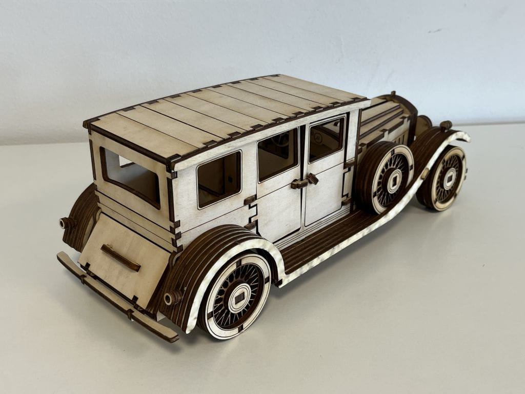 Laser Cut Cadillac Series 341 3D Wood Model
