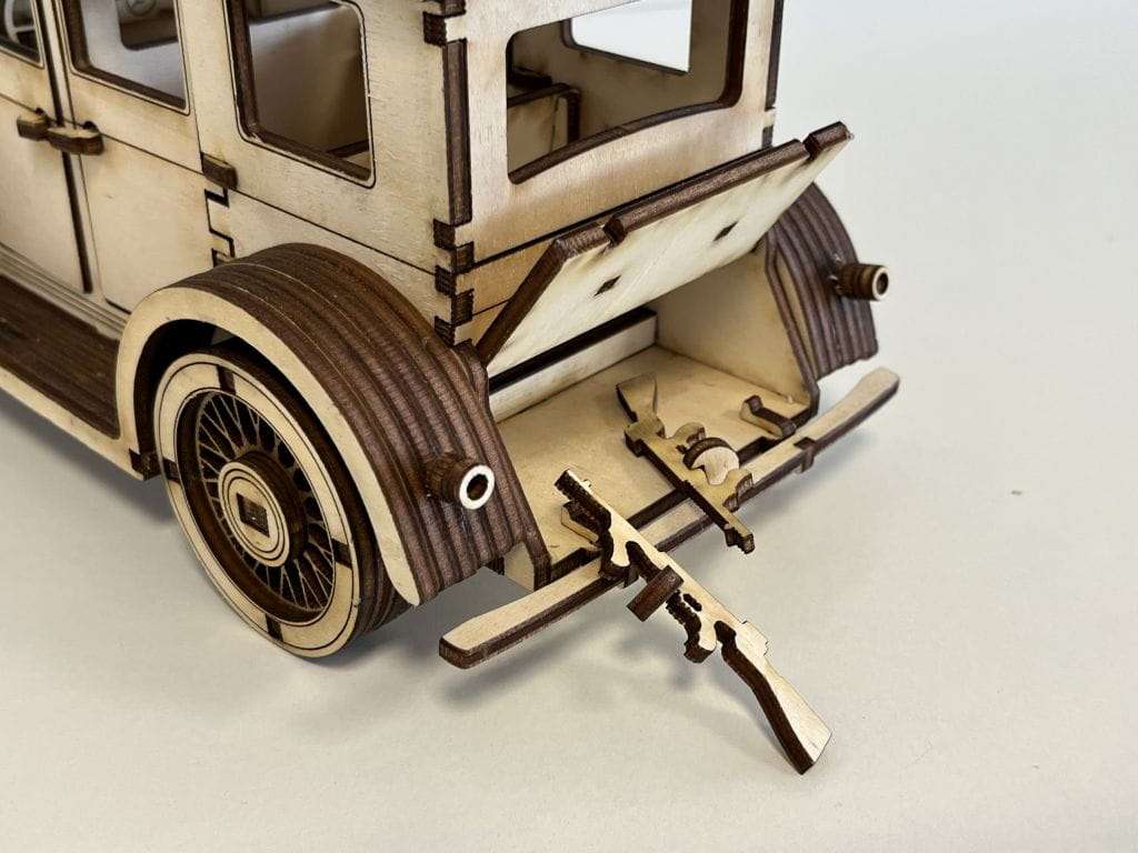 Laser Cut Cadillac Series 341 3D Wood Model