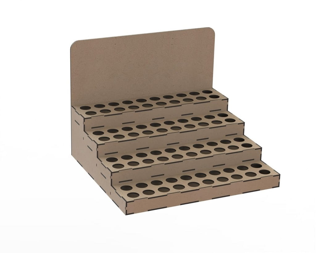 Laser Cut Lipstick Holder Display Rack