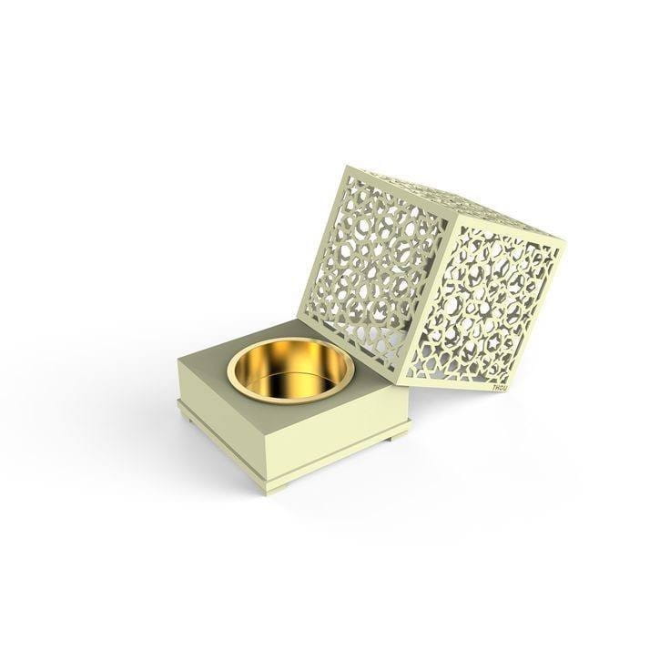 Laser Cut Square Incense Burner