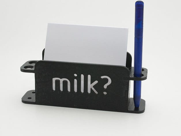 Laser Cut Sticky Note and Pen Holder