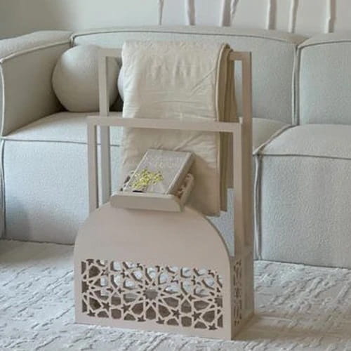 Laser Cut Quran and Praying Mat Stand