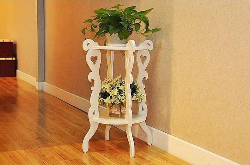 Laser Cut Wooden Indoor Plant Stand