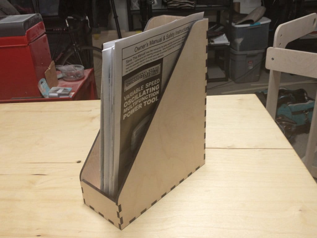 Laser Cut Pamphlet and Magazine Box