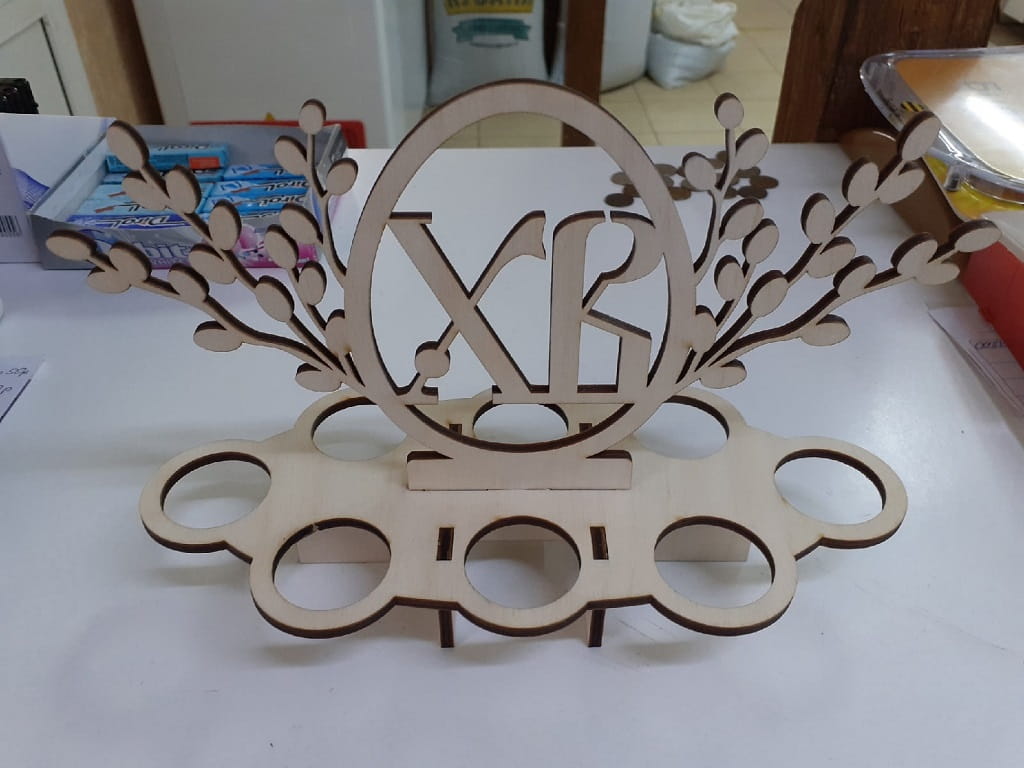 Laser Cut Easter Tree Egg Stand