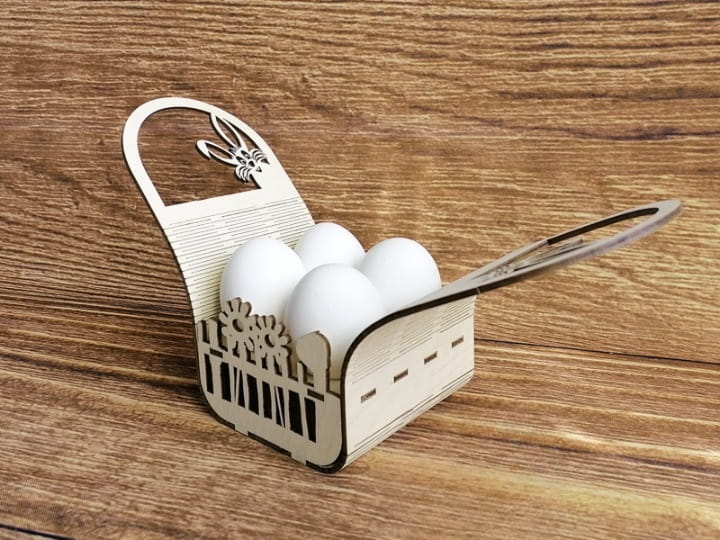 Laser Cut Kinder Surprise Easter Basket