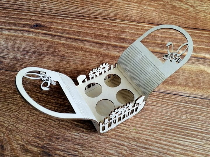 Laser Cut Kinder Surprise Easter Basket