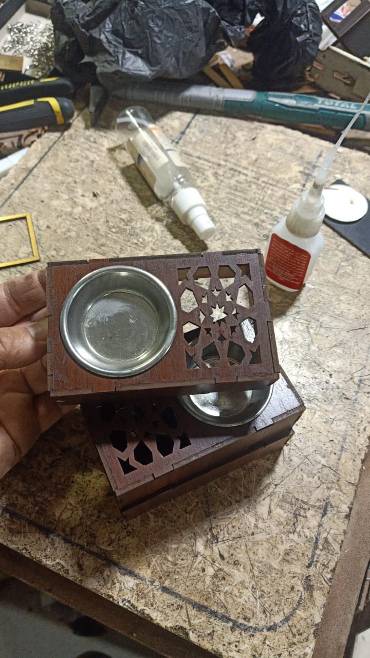 Laser Cut Incense Burner Box