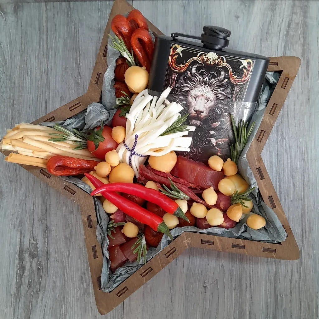 Laser Cut Star Gift Packaging Box