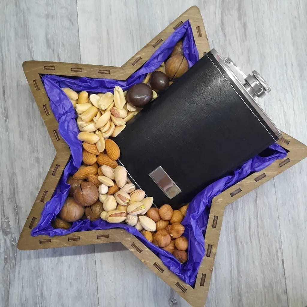 Laser Cut Star Gift Packaging Box