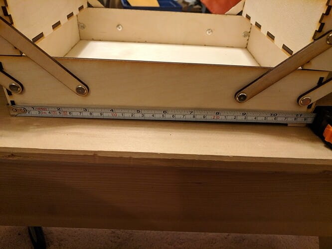 Laser Cut Cantilever Sewing Box