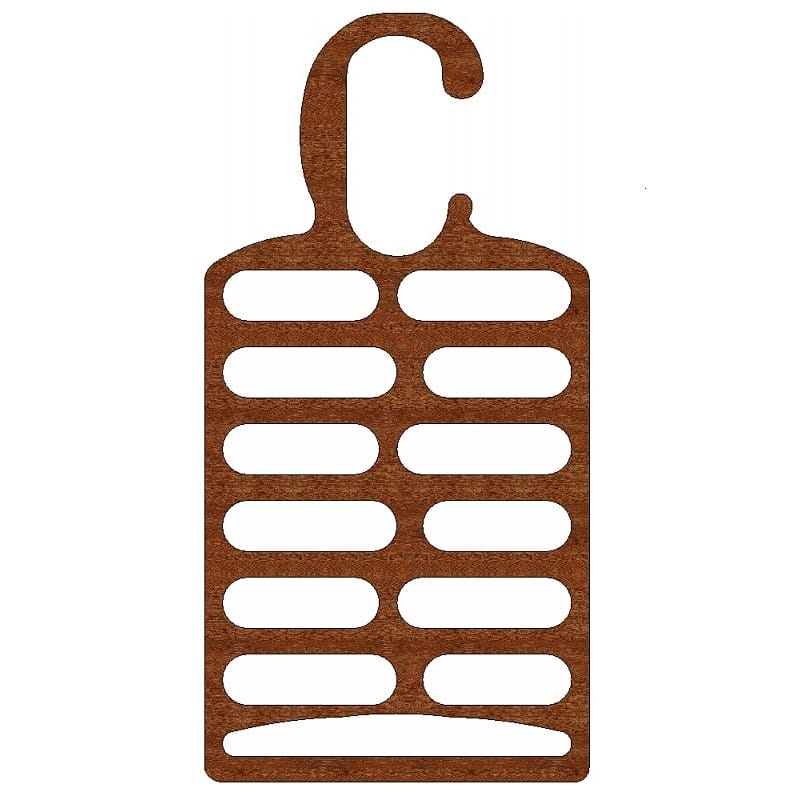 Laser Cut Belt and Tie Hanger