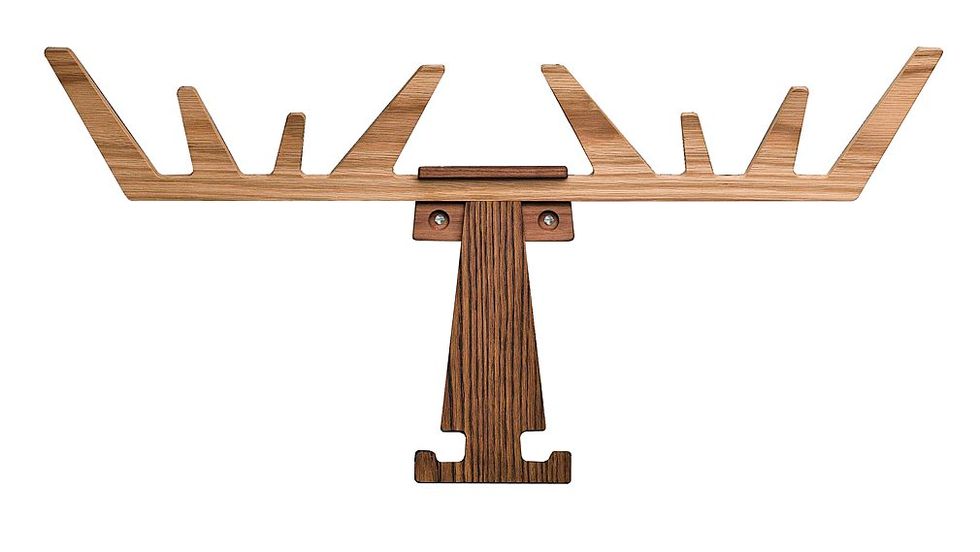 Laser Cut Moose Antler Moose Head Coat Rack