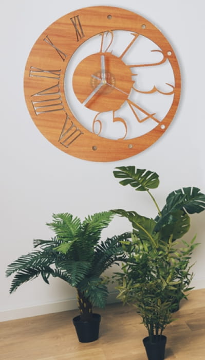 Laser Cut Modern Contemporary Wall Clock