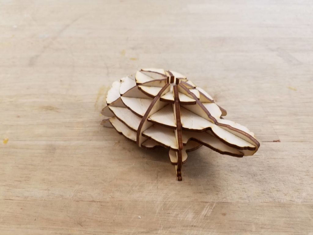 Laser Cut Turtle 3D Wooden Puzzle