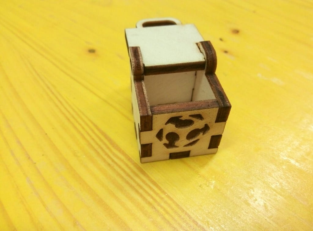 Laser Cut Simple Small Wood Box