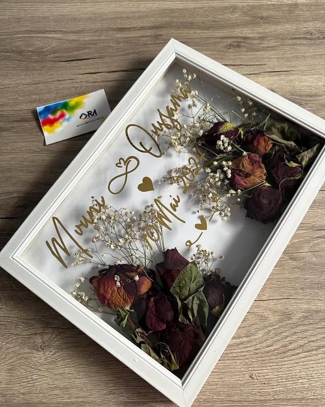 Laser Cut Rectangle Rose Box