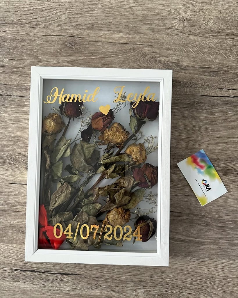 Laser Cut Rose Flower Gift Box