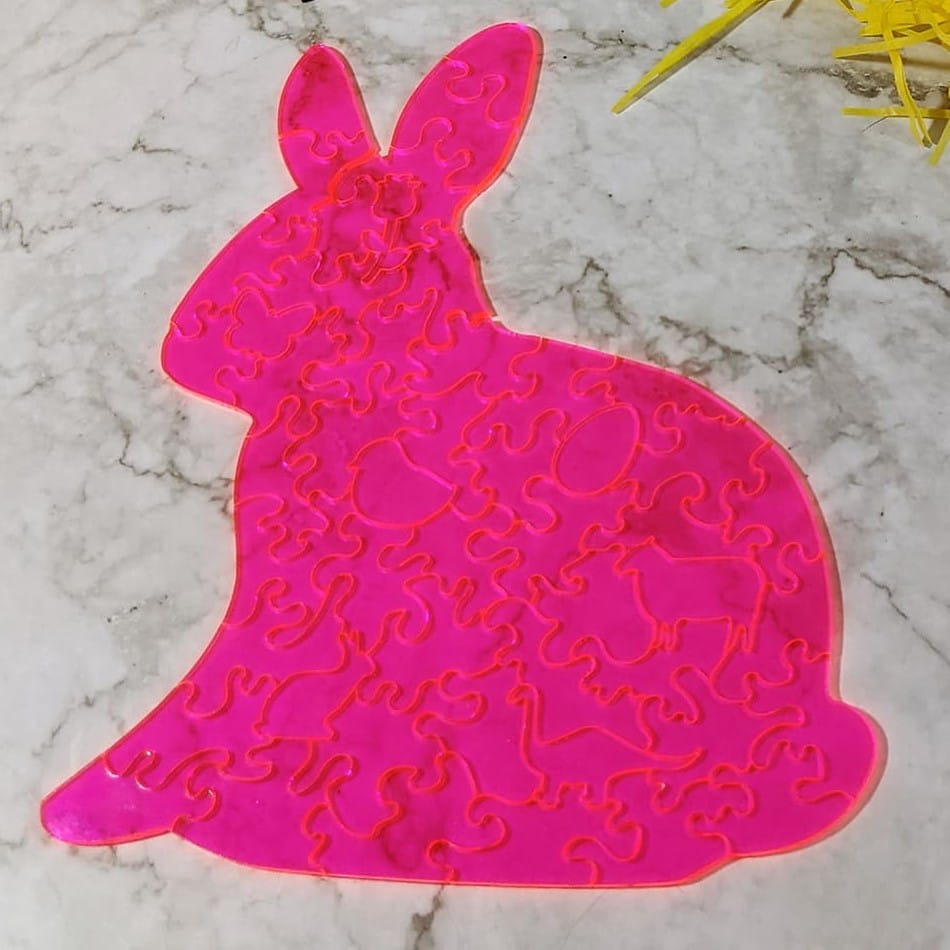 Laser Cut Bunny Jigsaw Puzzle