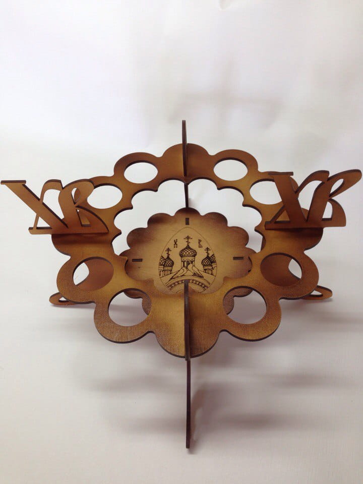 Laser Cut Easter Egg Holder Decoration Stand