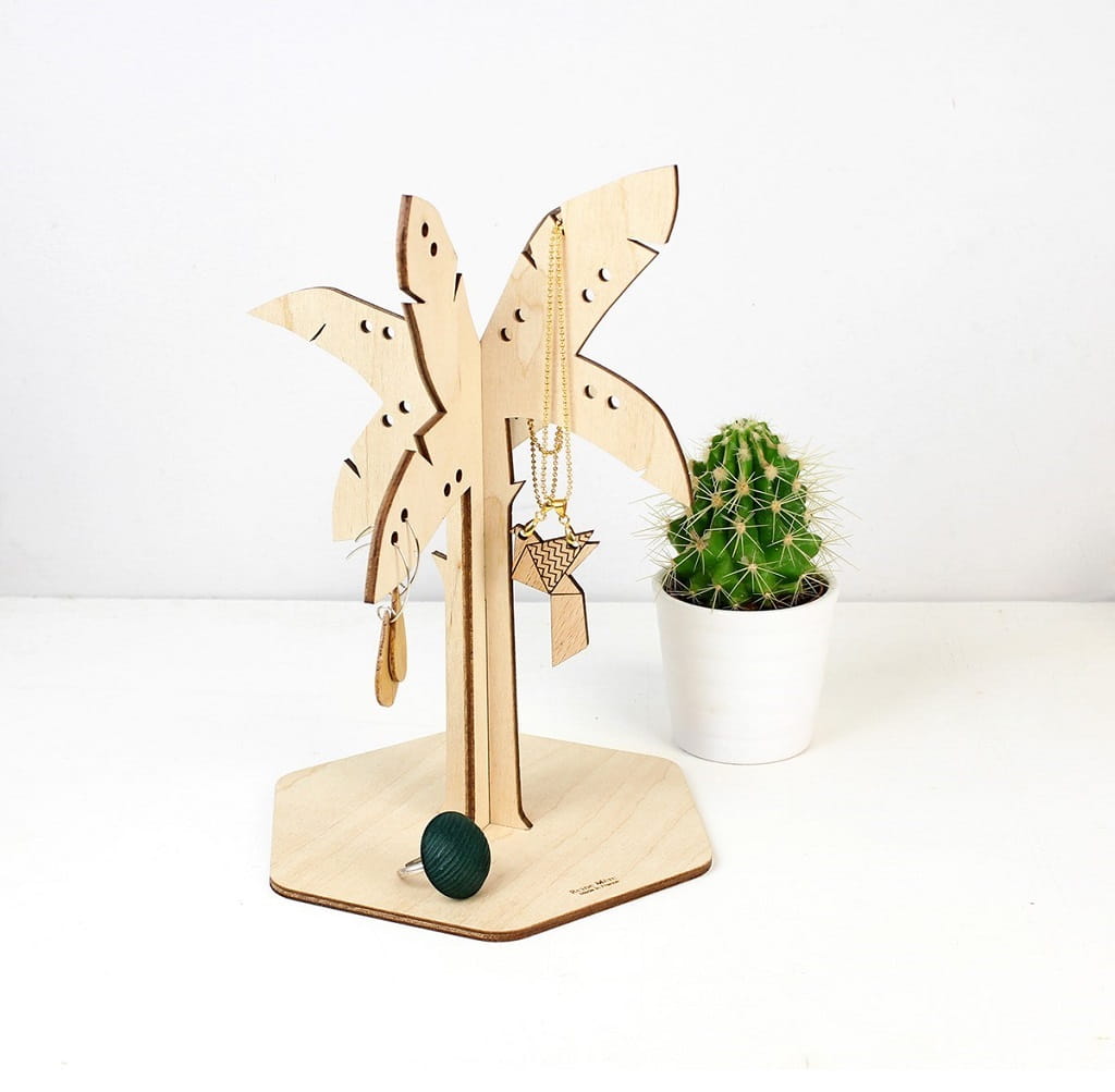 Laser Cut Jewelry Tree Display Stand