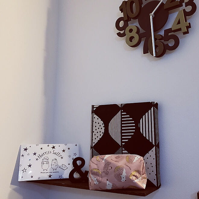 Laser Cut Large Numbers Wall Clock