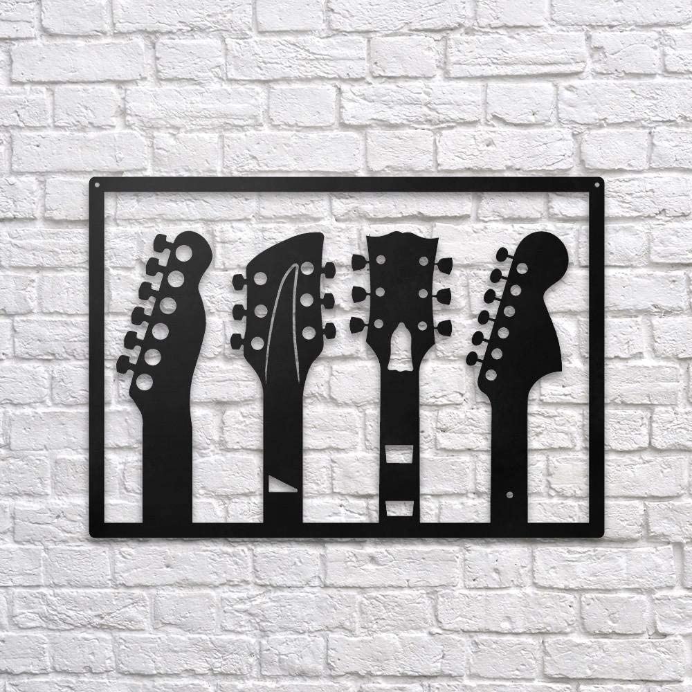 Laser Cut Music Guitars Wall Art Frame