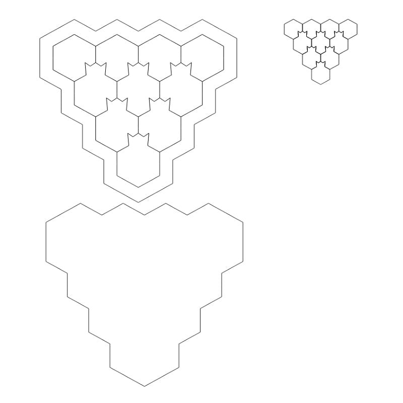 Laser Cut Pomegranate Puzzle Toy Game