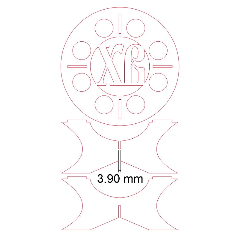 Laser Cut Easter Egg Holder and Cake Stand