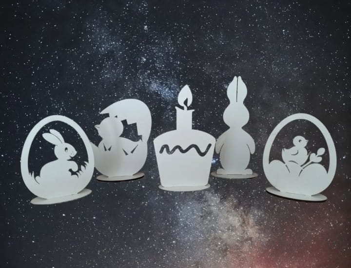 Laser Cut Easter Table Decor Collection