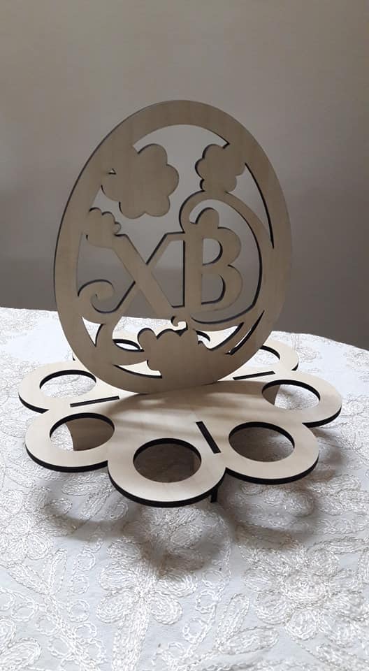 Laser Cut Kinder Surprise Egg Holder Stand