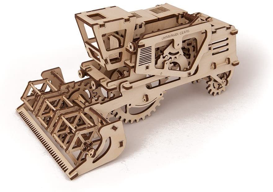 Laser Cut Combine Harvester 3D Puzzle