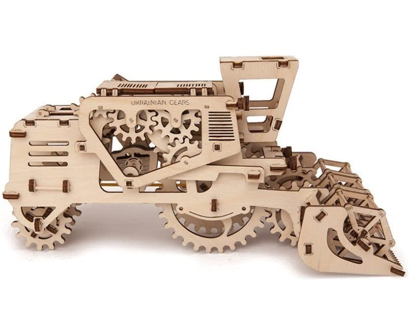 Laser Cut Combine Harvester 3D Puzzle