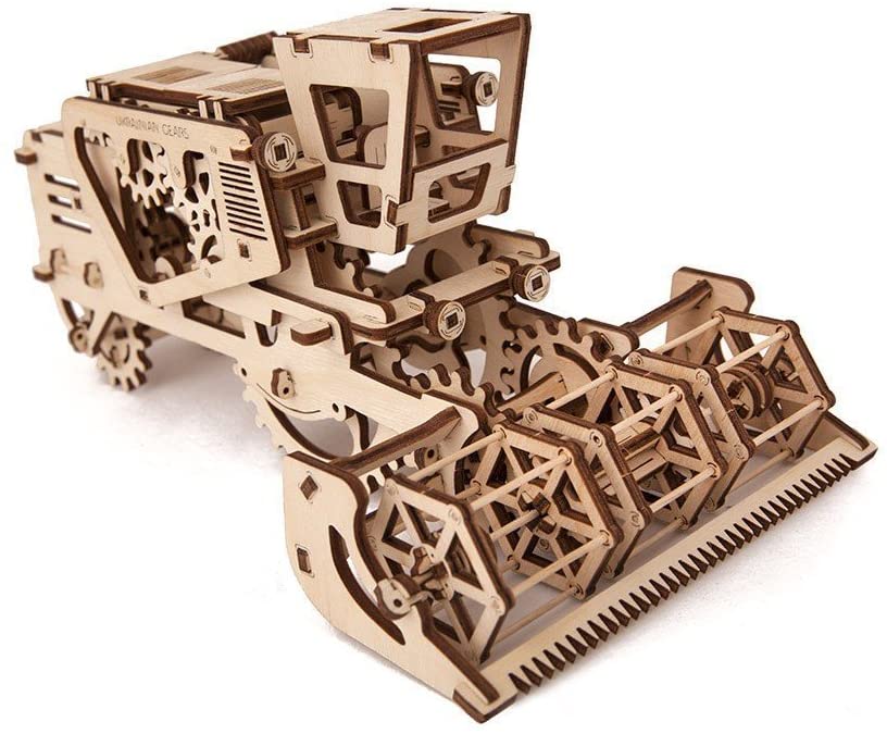 Laser Cut Combine Harvester 3D Puzzle