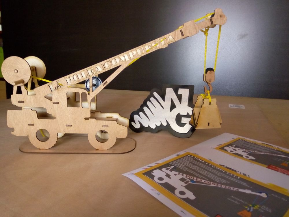 Laser Cut Crane 3D Wooden Puzzle