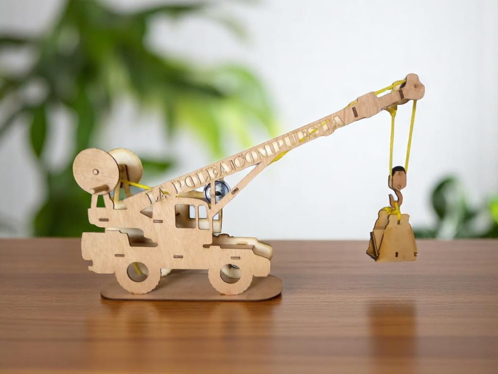 Laser Cut Crane 3D Wooden Puzzle